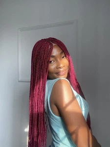 Box Braids Wig, Box Braids,Frontal braid wig,Braid wig, CornrowBraids - Picture 1 of 6