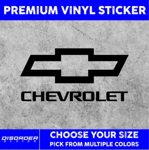 CHEVROLET [VINYL STICKER]-for Car/Truck WINDOW-LAPTOP-FOLDER-U PICK CLR/SZE - Picture 1 of 6
