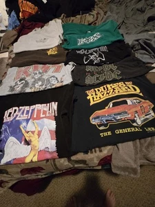 8 Vintage. T-Shirts Gr. Medium. Herren oder Damen. 2 Shirts vorne und hinten. - Bild 1 von 12