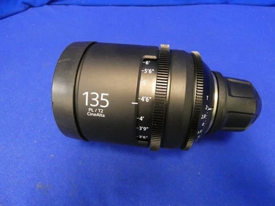 Sony SCL-P135T20/F 135mm PL Mount Prime Lens Clean Glass PL/T2 CineAlta - Image 1 of 4