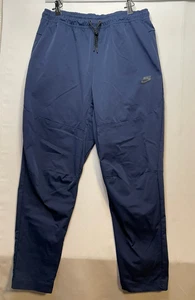 Nike pantaloni antipioggia uomo grandi 30 x 30 jogger coulisse felpa blu tempesta - Foto 1 di 9
