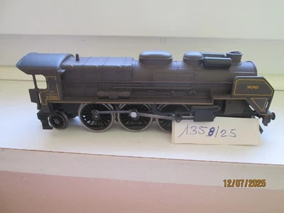 N° 1358/25 vapeur jouef 231 nord pacifique chocolat sans  le tender bon  état - Photo 1/4