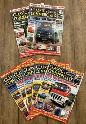 7 x Classic And Vintage Commercials Magazine, 2015 & 2020 Good To VGC - Image 1 of 4