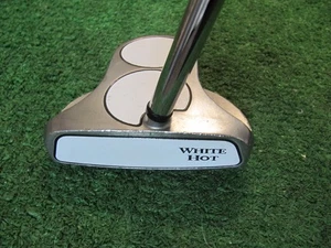 ODYSSEY WHITE HOT 2-BALL CENTER SHAFTED PUTTER, ODYSSEY GRIP + STEEL SHAFT, 33" - Picture 1 of 16