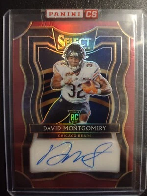 2019 Select David Montgomery Prizm Auto Rookie 23/49 - Image 1 of 2