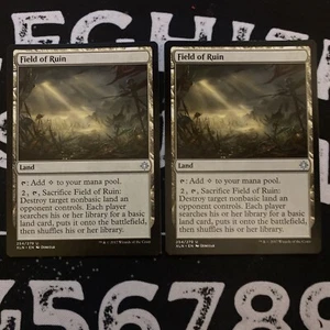 x2 Field of Ruin NM LP, English Ixalan MTG Magicthe Gathering - Picture 1 of 1
