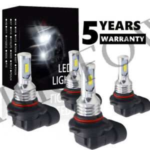 Xenon White LED Headlights High Low Bulbs Kit For GMC Savana 2500 3500 1996-2022