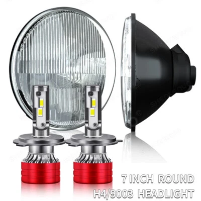 Faros LED redondos de 7 pulgadas para TOYOTA LAND CRUISER FJ40 FJ60 J80 1965-1985 Foto 1 de 4