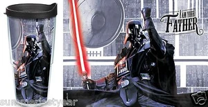 DARTH VADER "I AM YOUR FATHER" 24OZ. TERVIS TUMBLER WITH LID STAR WARS FREE SHIP - Picture 1 of 5