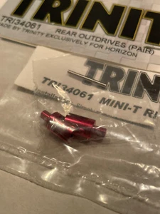 Team Trinity Team Losi Mini-T 1.0 Red Anodized Rear Outdrives Cup NIB - Picture 1 of 3