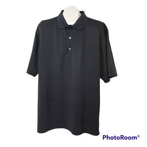 Foot Joy  Golf Polo Shirt Black Mens XL With Coastal Patch - Picture 1 of 5