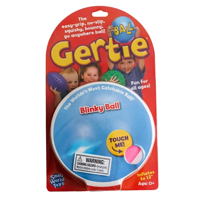 PINK Gertie Blinky Ball Inflatable Light-Up Catch Toy 12" Soft Squishy Ages 0+ - Image 1 of 2