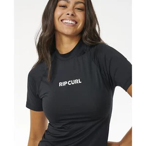 Rip Curl Womens Classic Surf Short Sleeve Surf Swim Rash Guard Vest - Picture 1 of 15