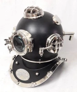 Divers Diving HELMET Scuba Style US Navy Mark V Full size Antique Vintage Gift - Picture 1 of 3
