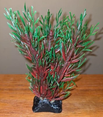 Pecera Acuario Decoración Adorno Rosa Árbol Planta Colores Brillantes Colorido  Foto 1 de 2