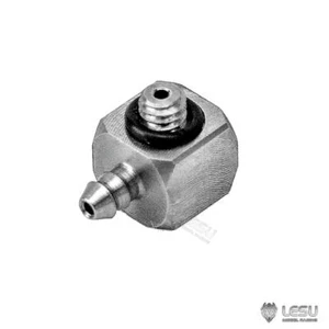 M2 Nozzle B for 2x1mm Oil Pipe 1/14 RC Excavator Loader Dump Forklift Model Car - Picture 1 of 6