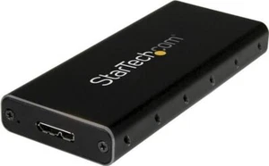 StarTech USB 3.1 mSATA SSD Gehäuse 10Gbit/s Aluminium UASP Plug & Play - Afbeelding 1 van 3