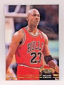 1992-93 TOPPS STADIUM CLUB #210 MICHAEL JORDAN MEMBERS CHOICE - Foto 1 di 1