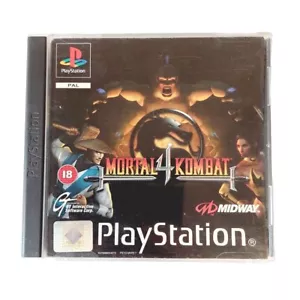 *RARE* Black Label Mortal Kombat 4 PS1 Playstation 1 PAL - W/Manual & Cover Art - Bild 1 von 6
