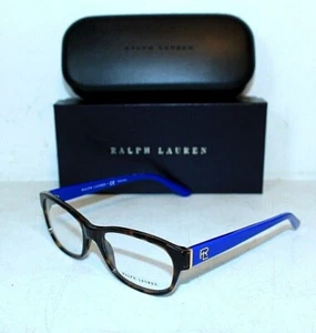 New RALPH LAUREN Havana Brown / Blue EYEGLASSES Frames RL6148 5566, 53-17-140 mm - Picture 1 of 10