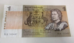 1982 Australian One Dollar Note - Johnston Stone - Crisp Circulated - DLQ 165487 - Picture 1 of 8