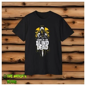 Camiseta Tombs Of The Blind Dead Unisex Algodón Pesado Tallas Grandes - Imagen 1 de 8
