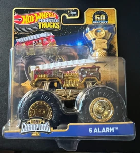 Hot Wheels Monster Trucks 50TH Anniversary Trophy Champions 5 Alarm - Bild 1 von 3