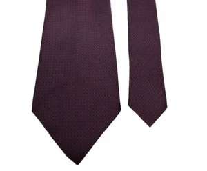 Corbata Wembley 55" x 4" borgoña/azul cuadrados de colección - Imagen 1 de 7