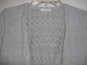 Maurices Damen vorne offen Langarm Strickjacke Pullover grau GRÖSSE SMALL. EUC - Bild 1 von 5
