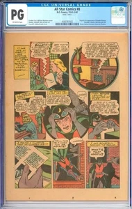 ✨ All Star Comics #8 DC Comic 1941 Wonder Woman Golden Age CGC Page 2 Only ✨ - Picture 1 of 2