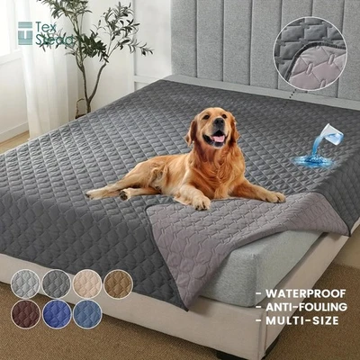 Waterproof Pet Blanket Dog Bed Cover Reversible Sofa Couch Furniture Protector - Image 1 of 4