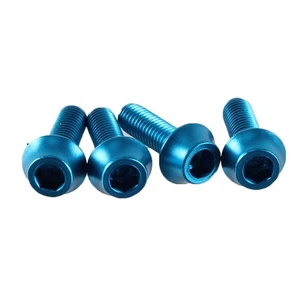 Wolf Tooth Components Aluminum Bottle Cage Bolt, 4 pcs - Teal - Picture 1 of 1