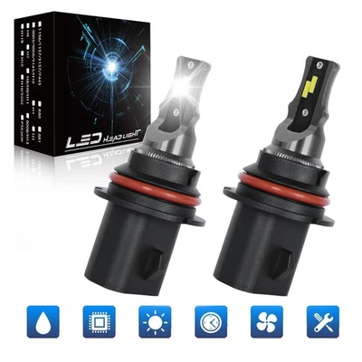 For Isuzu Amigo 1998 1999 White LED Headlights High Low Beam Bulbs 2X 6000K - Image 1 of 4