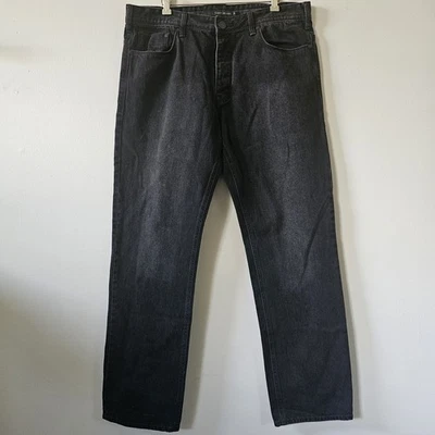Calvin Klein Rocker Jeans Men's Size 36 Straight Leg Black Very Nice! - Image 1 of 4