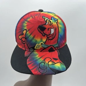 Scooby-Doo Batik Regenbogen Mütze Baseballkappe EUC Hund Druckknopflasche verstellbar Erwachsene - Bild 1 von 6
