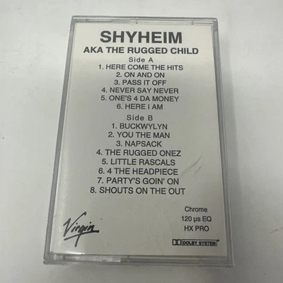 SHYHEIM AKA THE RUGGED CHILD AUDIO CASSETTE PROMO VERSION - Image 1 of 4