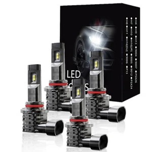 For GMC Sierra 1500 2500 3500 SLE Cab Pickup 1999-2006 LED Headlight Hi/Lo Bulbs - Picture 1 of 14
