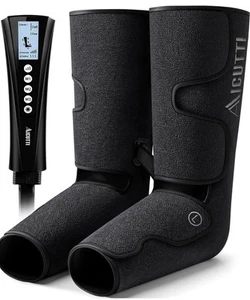 Air Compression Leg Massager with Heat, Gifts for Women Men Mom Dad, Leg Foot... - Picture 1 of 11