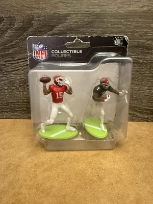 New Patrick Mahomes Bijan Robinson NFL Excite Collectible Figures Chiefs Cowboys - Image 1 of 4