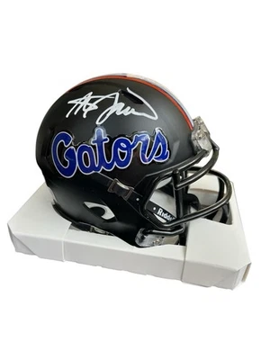 Steve Spurrier Signed Florida Gators Mini Helmet Beckett Witnessed - Image 1 of 4