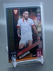 2021-22 Topps Match Attax Midfield Masterclass #258 LUCAS OCAMPOS Sevilla FC