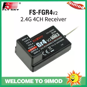 Flysky FGR4 FS-FGR4 4CH 2.4G Receiver Can Be PPM/IBUS for FS-FG4 Transmitter - Picture 1 of 1