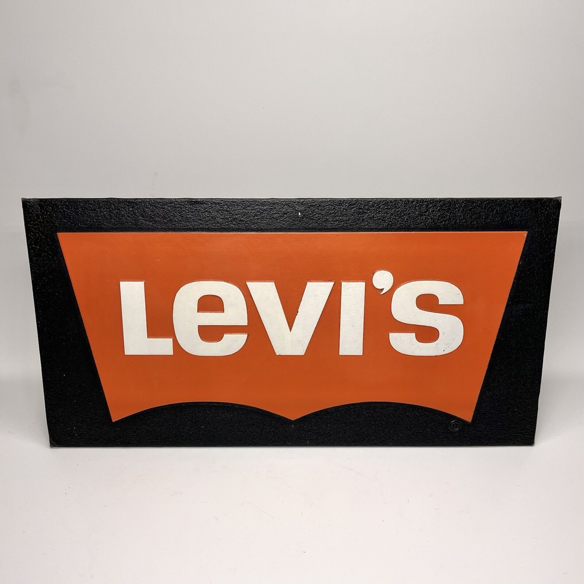VINTAGE Levi's STORE WOOD DISPLAY SIGN