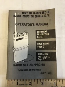 an/prc-68 Operators manual - Picture 1 of 1