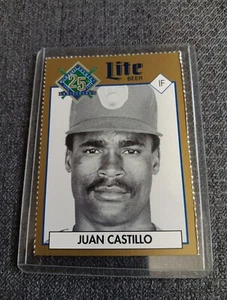 JUAN CASTILLO  1994 MILWAUKEE BREWERS MILLER BREWING RARE BASEBALL CARD SGA - Picture 1 of 2