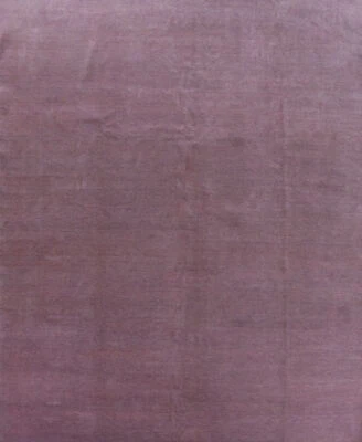 Modern Wool Gabbeh Vegetable Dye Square Large Rug 12x12 Purple Hand-made Carpet - Image 1 of 4