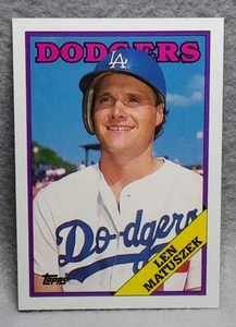 Len Maruszek, 1988 Topps Baseball #92, Dodgers - Picture 1 of 2