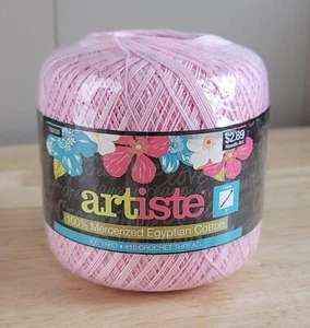 Artiste 100% MERCERIZED EGYPTIAN COTTON Crochet Thread Rose Quartz - Picture 1 of 2