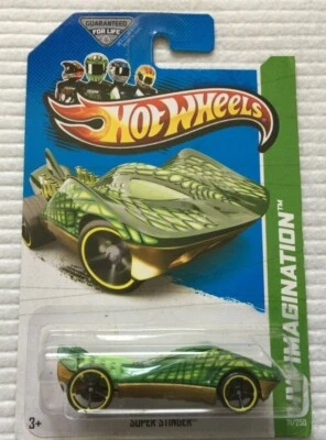 HOT WHEELS SUPER STINGER VERSIÓN VERDE NUEVO EN UNA TARJETA DE IMAGINACIÓN HW Foto 1 de 2