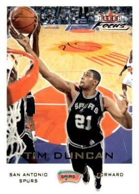 2000-01 Fleer Focus #113 Tim Duncan - Image 1 of 2